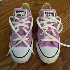 Lilac Converse Sneakers - Women’s 6